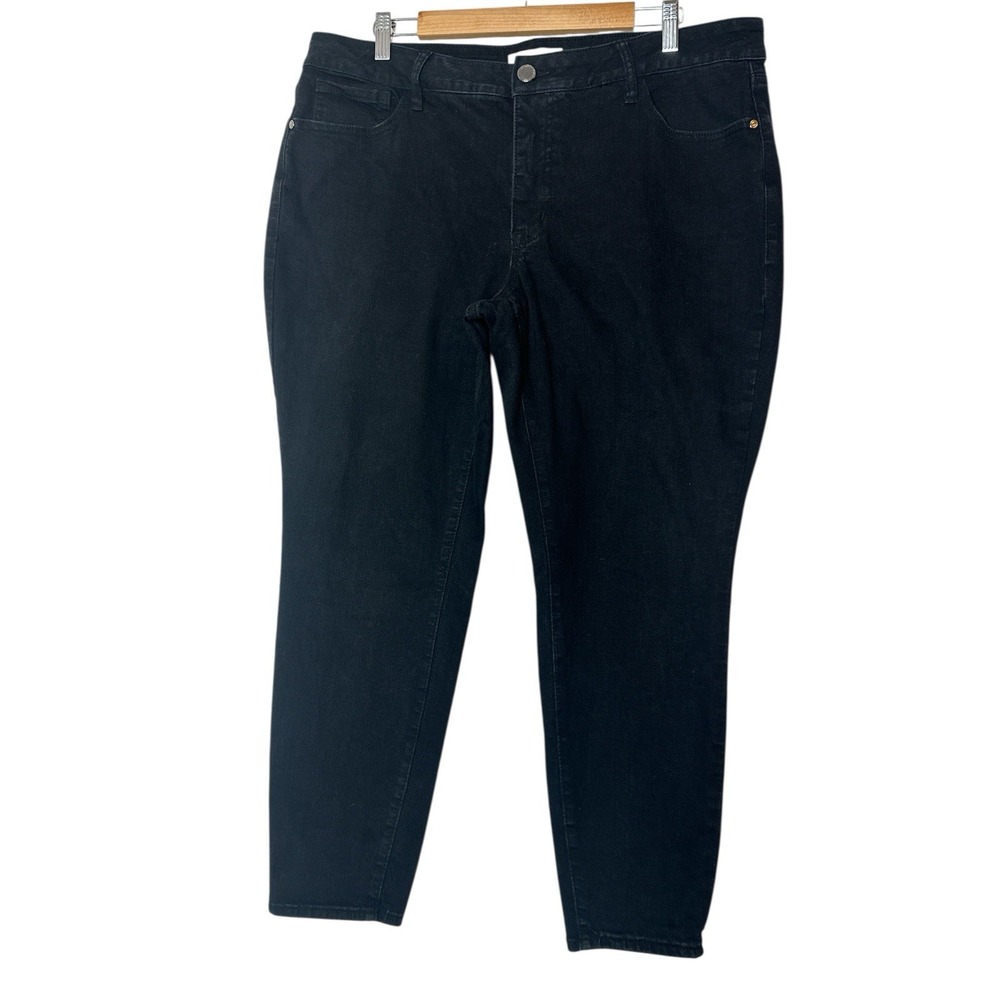 REBECCA‎ MINKOFF Rhinestone Jeans Women's Size 18W Sparkle Embellished Crystal